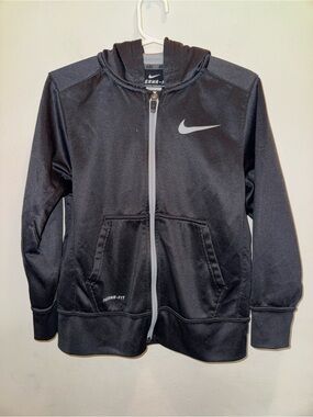 Nike Kids' Black Therma-FIT Full Zip Up Boys Size Small